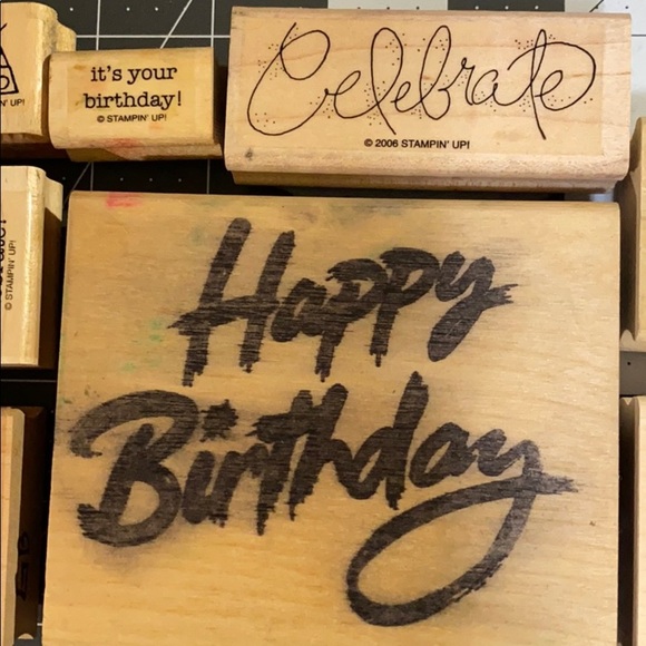 Celebrate Rubber Stamp Bundle (9-pc)​ - Picture 4 of 8